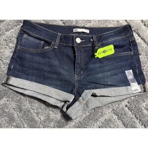 SO GOODS FOR LIFE SHORTS LOW RISE SHORTIE 2.5 IN STRECH CUFFED DENIM 15/32